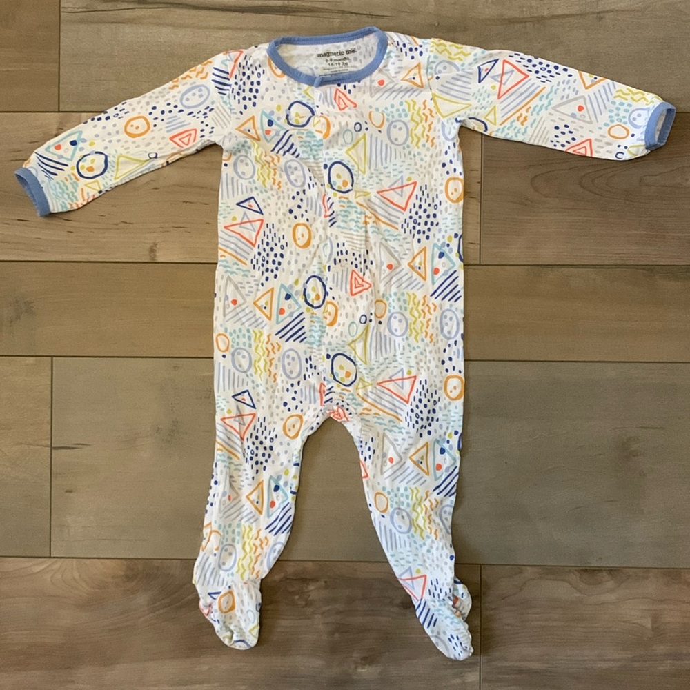 Magnetic Me multicolor footie |Size 6-9 months|